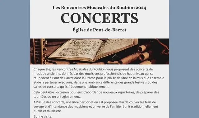 Musicales du Roubion